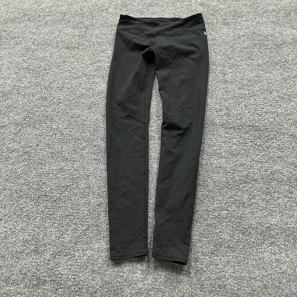 Fila Leggings Womens Size S Black Athletic Yoga Pants Slim Fit Solid Stretchy